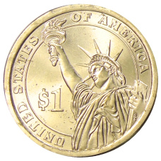 Монета 1 доллар 2015 года D США «33-й президент США Гарри Труман» (реверс)