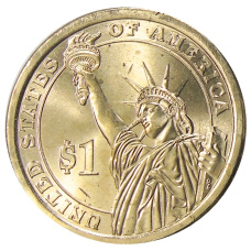 Монета 1 доллар 2015 года D США «33-й президент США Гарри Труман» (реверс)