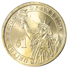 Монета 1 доллар 2015 года D США «33-й президент США Гарри Труман» (реверс)