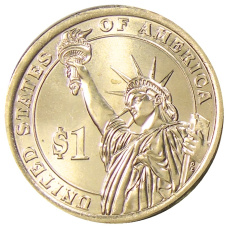 Монета 1 доллар 2015 года D США «34-й президент США Дуайт Эйзенхауэр» (реверс)