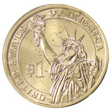 Монета 1 доллар 2015 года D США «34-й президент США Дуайт Эйзенхауэр» (реверс)