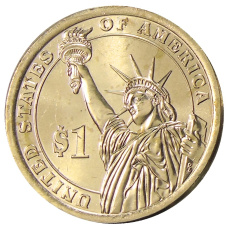 Монета 1 доллар 2015 года D США «34-й президент США Дуайт Эйзенхауэр» (реверс)