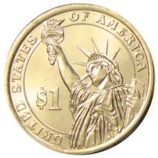 Монета 1 доллар 2015 года D США «34-й президент США Дуайт Эйзенхауэр» (реверс)