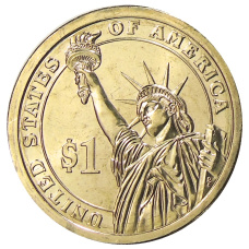 Монета 1 доллар 2013 года D США «27-й президент США Уильям Тафт» (реверс)