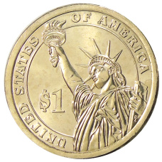 Монета 1 доллар 2013 года D США «28-й президент США Вудро Вильсон» (реверс)