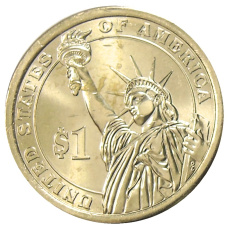 Монета 1 доллар 2014 года D США «30-й президент США Калвин Кулидж» (реверс)