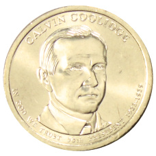 Монета 1 доллар 2014 года D США «30-й президент США Калвин Кулидж» (аверс)
