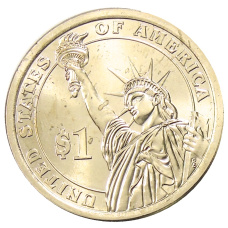 Монета 1 доллар 2014 года D США «31-й президент США Герберт Гувер» (реверс)