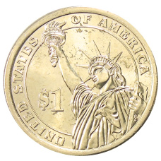 Монета 1 доллар 2014 года D США «31-й президент США Герберт Гувер» (реверс)