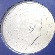 Монета 5 фунтов 2022 года Великобритания «Жизнь и наследие королевы Елизаветы II» (в блистере) (реверс)