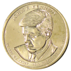 Монета 1 доллар 2015 года D США «35-й президент США Джон Кеннеди» (аверс)