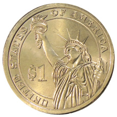 Монета 1 доллар 2013 года D США «27-й президент США Уильям Тафт» (реверс)