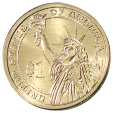 Монета 1 доллар 2012 года D США «24-й президент США Гровер Кливленд» (реверс)