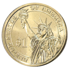 Монета 1 доллар 2012 года D США «24-й президент США Гровер Кливленд» (реверс)