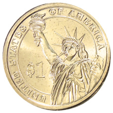 Монета 1 доллар 2012 года D США «24-й президент США Гровер Кливленд» (реверс)