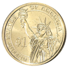 Монета 1 доллар 2012 года D США «24-й президент США Гровер Кливленд» (реверс)