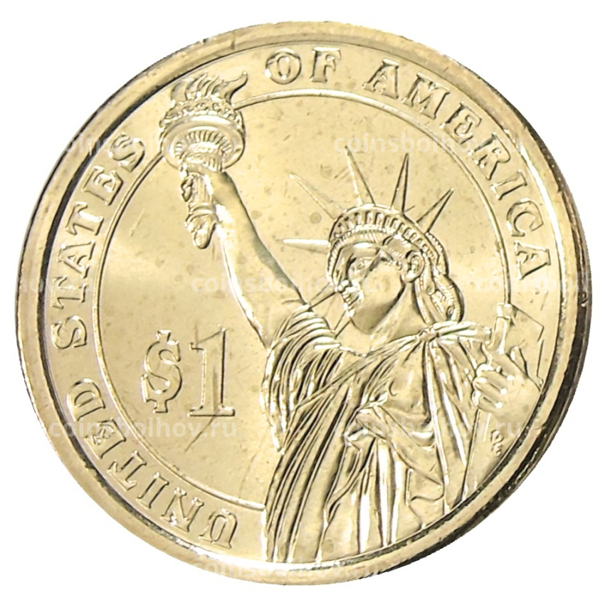 Монета 1 доллар 2012 года D США «24-й президент США Гровер Кливленд» (вид 2)