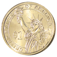 Монета 1 доллар 2012 года D США «24-й президент США Гровер Кливленд» (реверс)