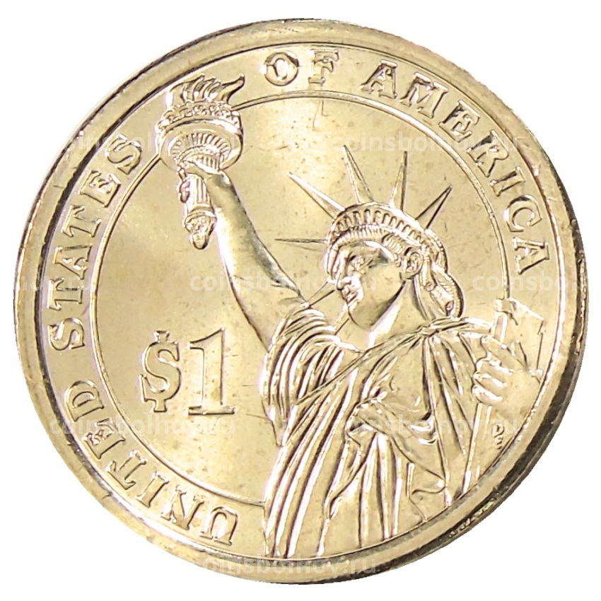 Монета 1 доллар 2012 года D США «24-й президент США Гровер Кливленд» (вид 2)