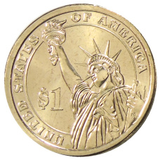 Монета 1 доллар 2012 года D США «24-й президент США Гровер Кливленд» (реверс)