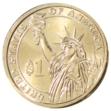 Монета 1 доллар 2012 года D США «23-й президент США Бенджамин Гаррисон» (реверс)