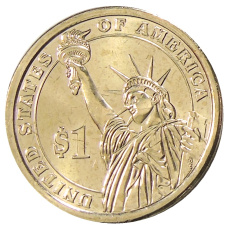 Монета 1 доллар 2012 года D США «23-й президент США Бенджамин Гаррисон» (реверс)