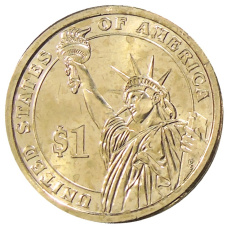 Монета 1 доллар 2012 года D США «23-й президент США Бенджамин Гаррисон» (реверс)