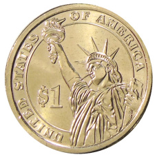 Монета 1 доллар 2012 года D США «23-й президент США Бенджамин Гаррисон» (реверс)