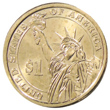 Монета 1 доллар 2012 года D США «23-й президент США Бенджамин Гаррисон» (реверс)