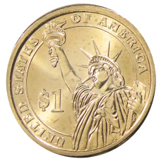 Монета 1 доллар 2011 года D США «18-й президент США Уллис Грант» (реверс)