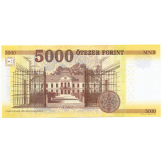 Банкнота 5000 форинтов 2023 года Венгрия (вид 2)
