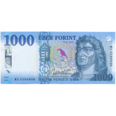 Банкнота 1000 форинтов 2025 года Венгрия