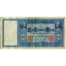 Банкнота 100 марок 1910 года Германия