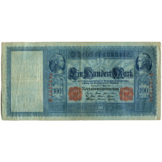 Банкнота 100 марок 1910 года Германия (аверс)