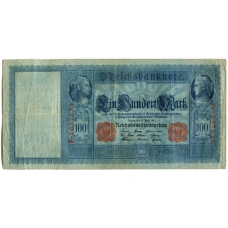 Банкнота 100 марок 1910 года Германия