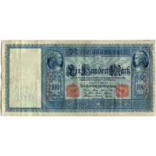 Банкнота 100 марок 1910 года Германия