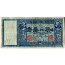 Банкнота 100 марок 1910 года Германия