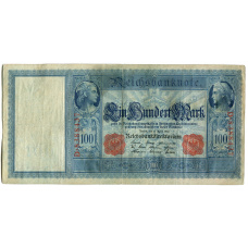 Банкнота 100 марок 1910 года Германия (аверс)