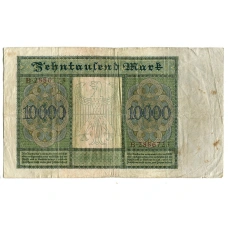 Банкнота 10000 марок 1922 года Германия (вид 2)