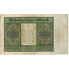 Банкнота 10000 марок 1922 года Германия (вид 2)