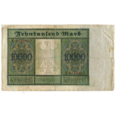 Банкнота 10000 марок 1922 года Германия (вид 2)