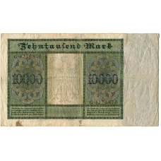 Банкнота 10000 марок 1922 года Германия (вид 2)