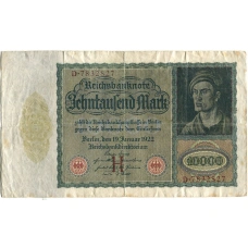 Банкнота 10000 марок 1922 года Германия