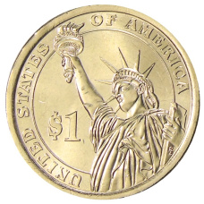 Монета 1 доллар 2014 года Р США «31-й президент США Герберт Гувер» (реверс)