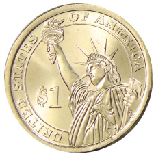 Монета 1 доллар 2014 года Р США «31-й президент США Герберт Гувер» (реверс)