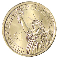 Монета 1 доллар 2014 года Р США «31-й президент США Герберт Гувер» (реверс)