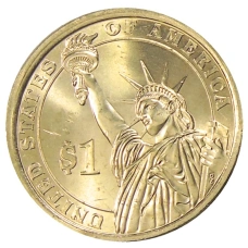 Монета 1 доллар 2015 года Р США «34-й президент США Дуайт Эйзенхауэр» (реверс)