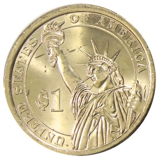 Монета 1 доллар 2015 года Р США «34-й президент США Дуайт Эйзенхауэр» (реверс)