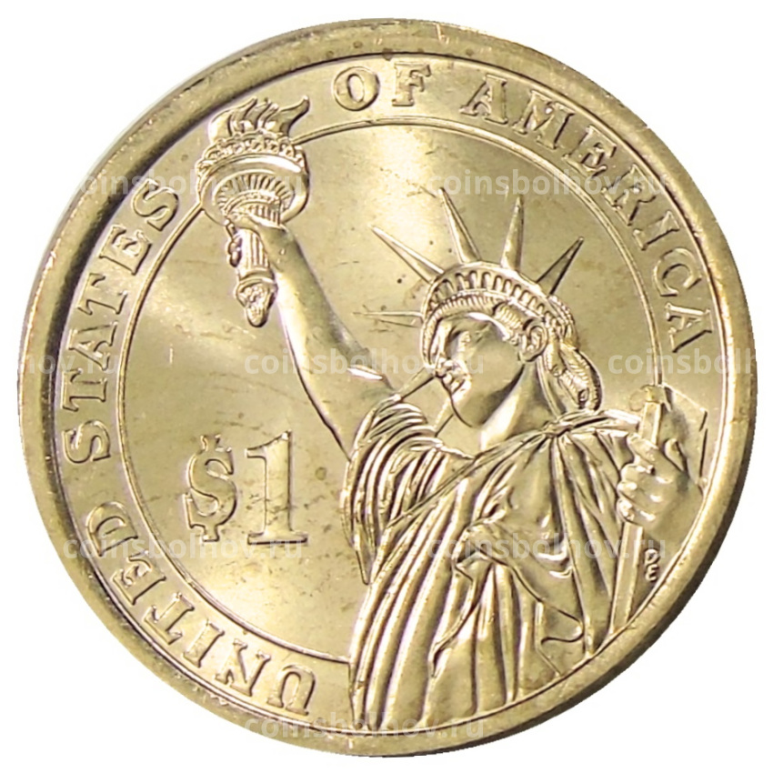 Монета 1 доллар 2015 года Р США «34-й президент США Дуайт Эйзенхауэр» (вид 2)