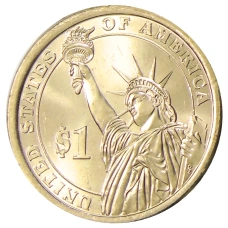 Монета 1 доллар 2015 года Р США «34-й президент США Дуайт Эйзенхауэр» (реверс)